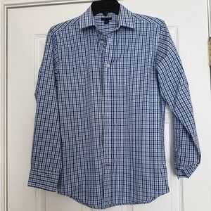 Tommy Hilfiger Blue Plaid Men's Shirt